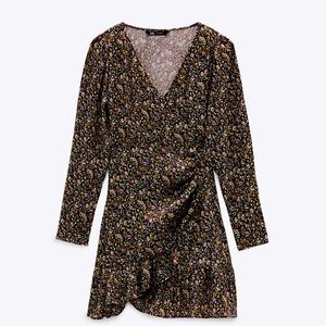 Zara printed dress